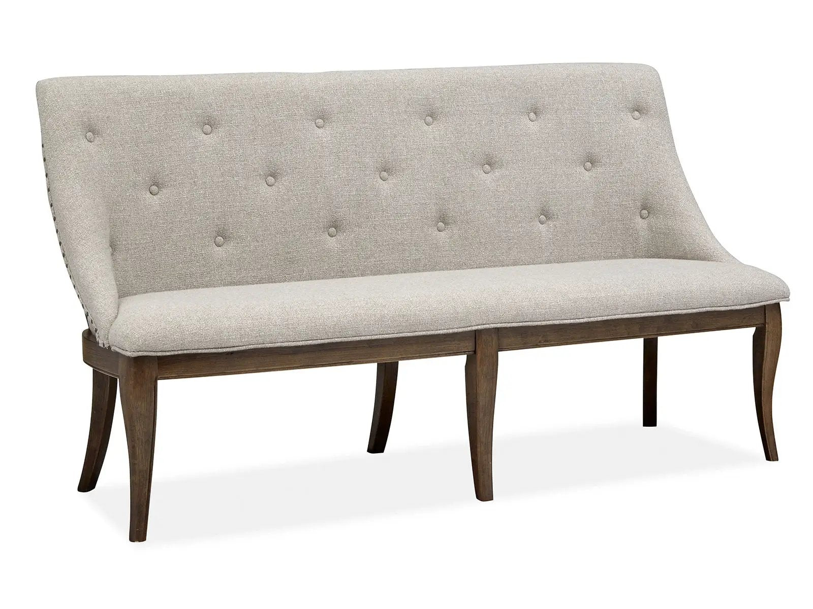 Roxbury Manor - Bench With Upholstered Seat and Back - Homestead Brown by Unique Piece Furniture