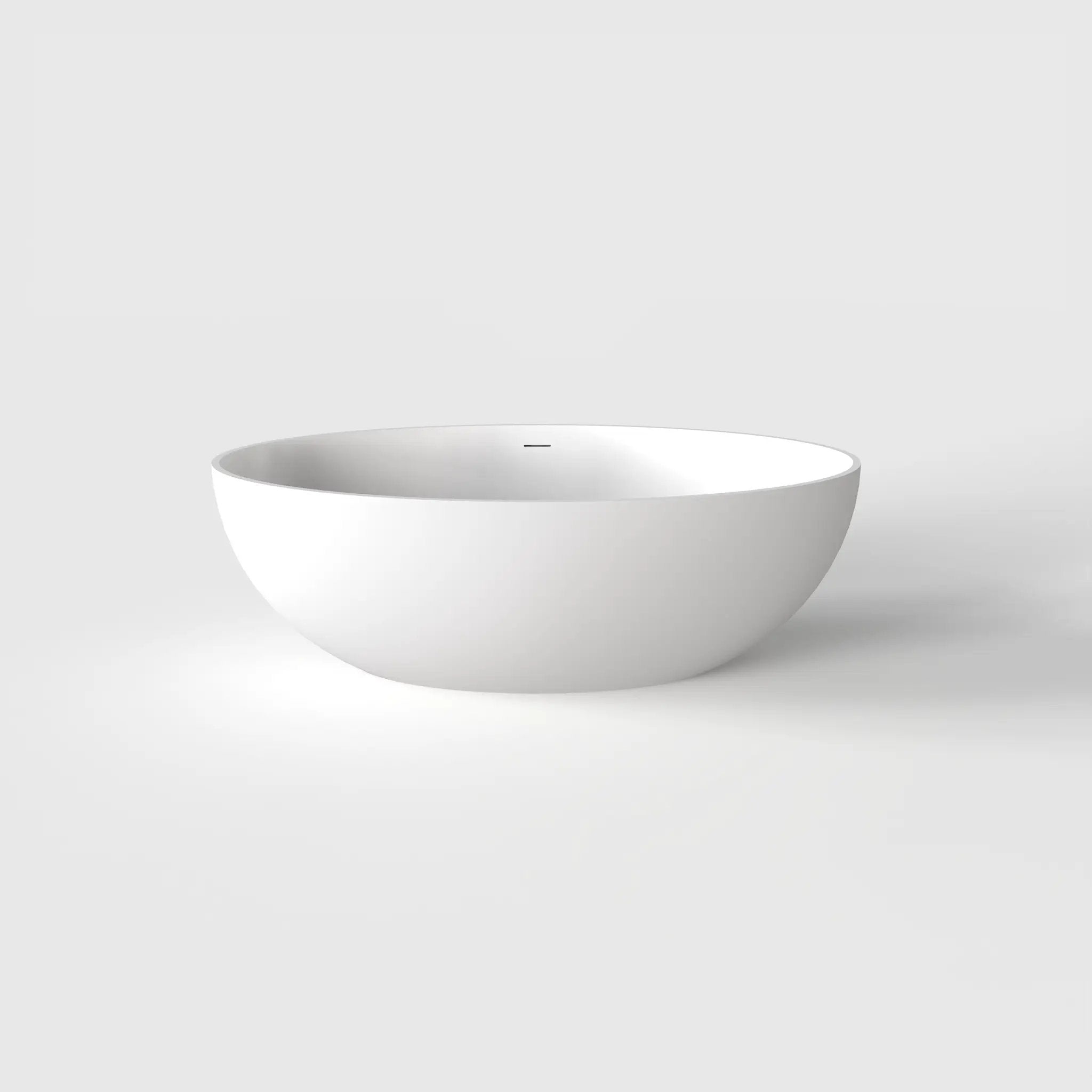 67 Inch Freestanding Solid Surface Soaking Bathtub by HouseOfZazla