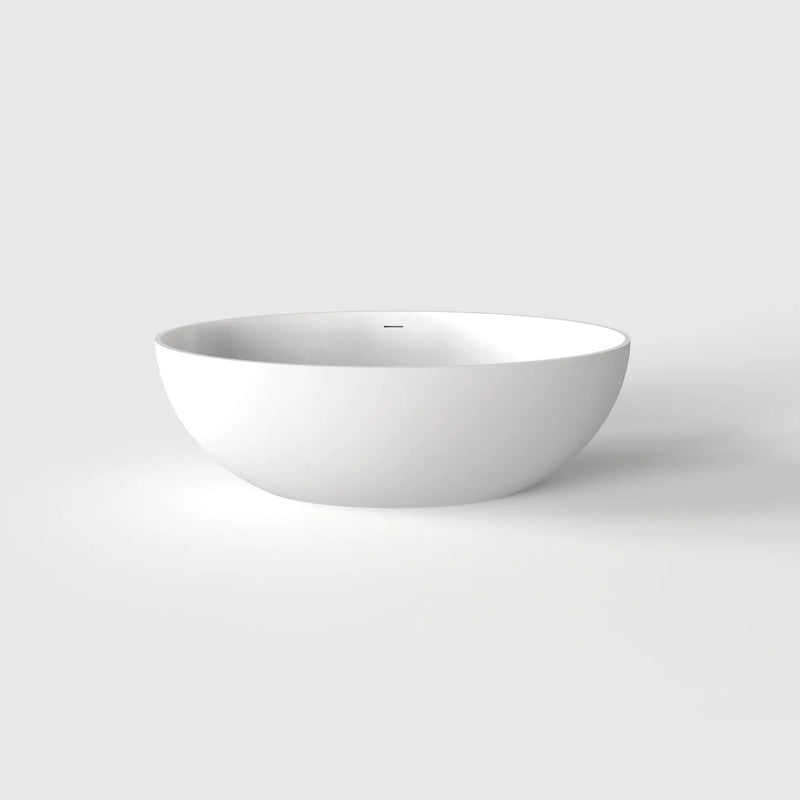 67 Inch Freestanding Solid Surface Soaking Bathtub by HouseOfZazla
