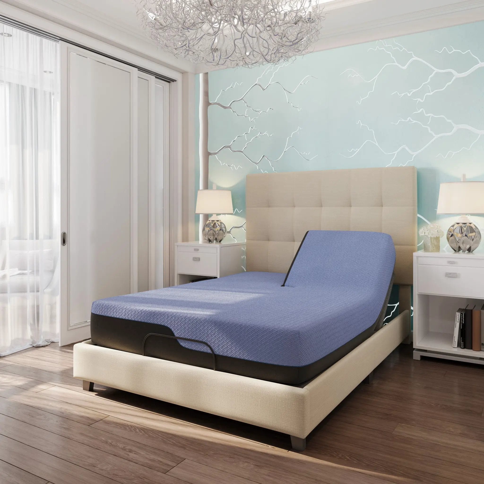 12" Refresh Flex Head Hybrid Cooling GelCare Memory Foam And Coil Mattress by HouseOfZazla