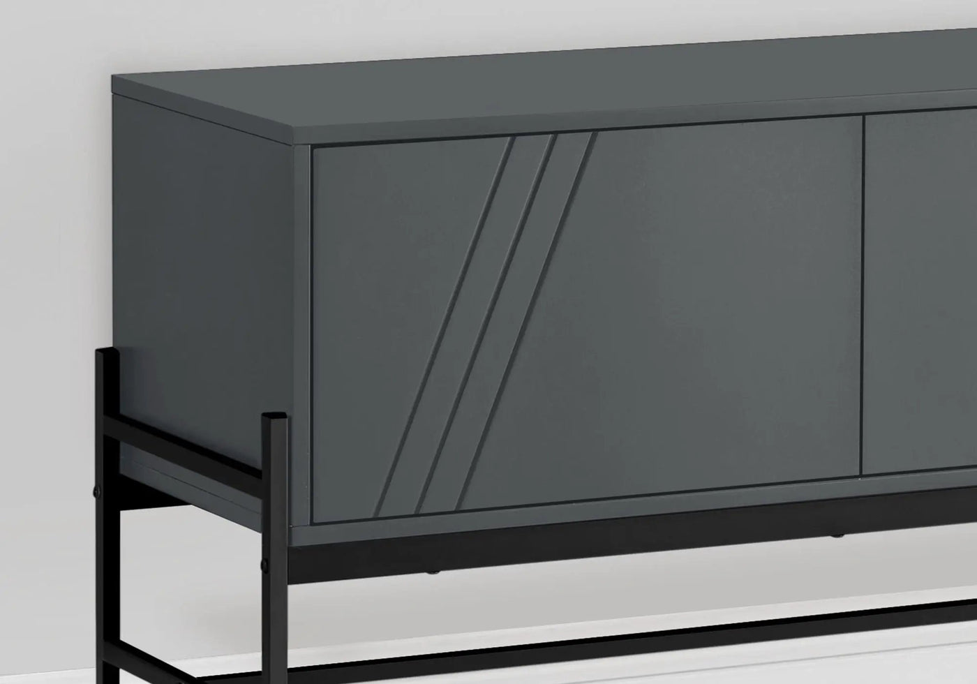 Contemporary 60-Inch TV Stand Console with Storage Cabinet by HouseOfZazla