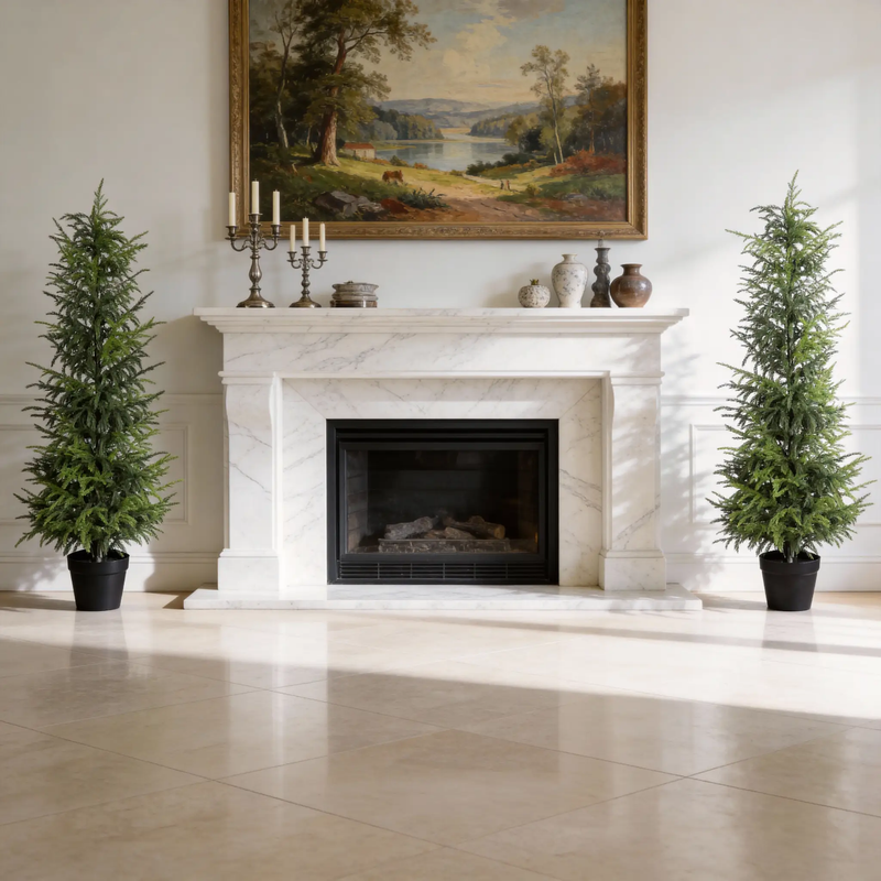 5' Artificial Real Touch Pine Tree by HouseOfZazla
