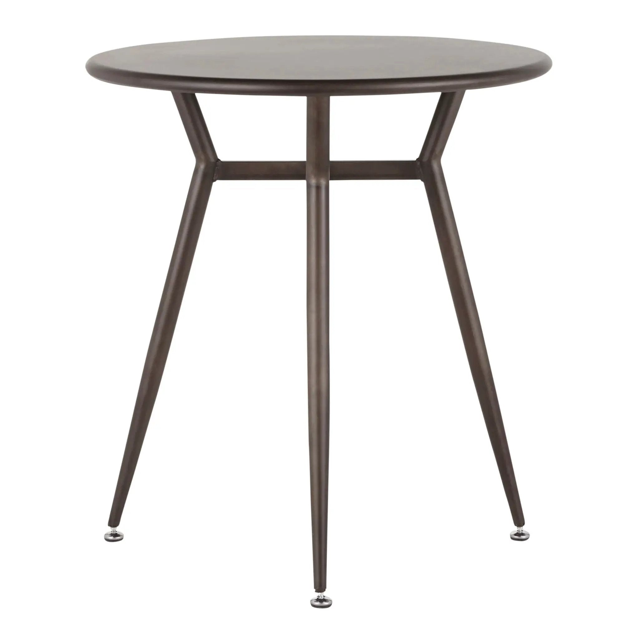 Clara - Industrial Round Dinette Table - Antique by Unique Piece Furniture