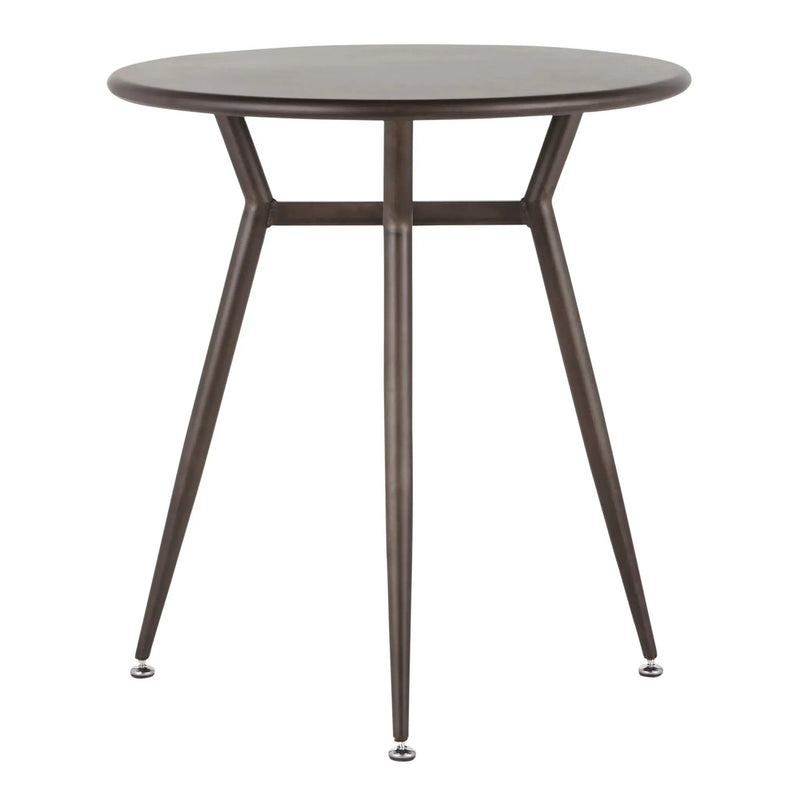 Clara - Industrial Round Dinette Table - Antique by Unique Piece Furniture