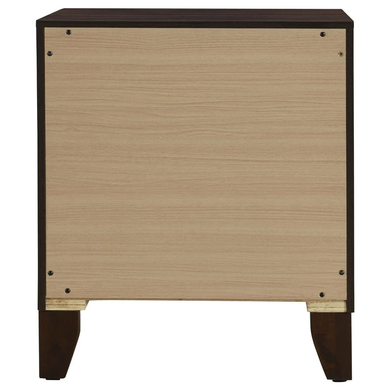 Welsley 2-drawer Nightstand Bedside Table Walnut by Unique Piece Furniture