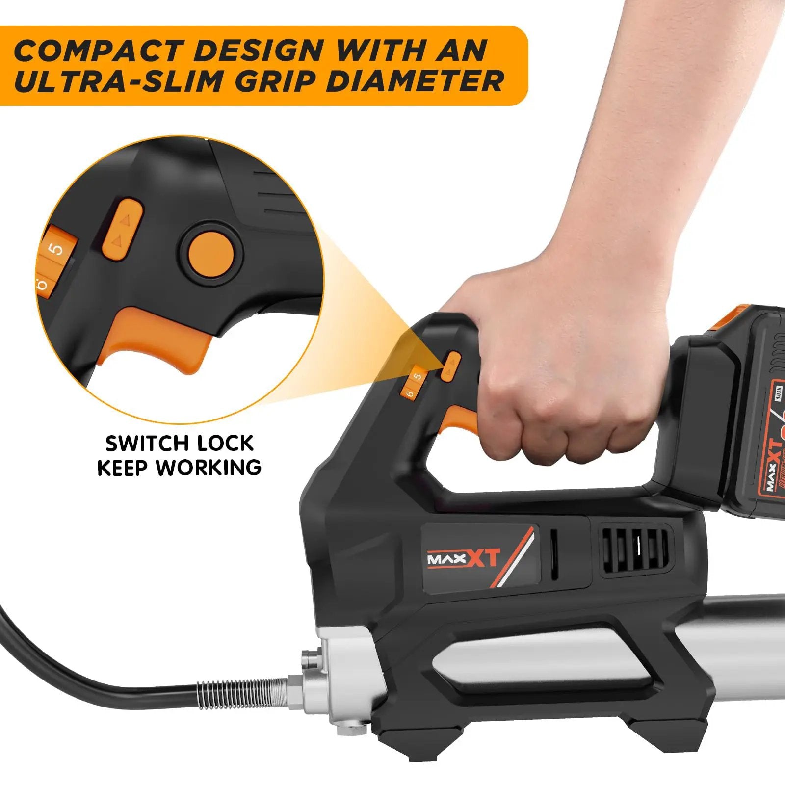 Cordless Heavy Equipment Grease Gun by HouseOfZazla
