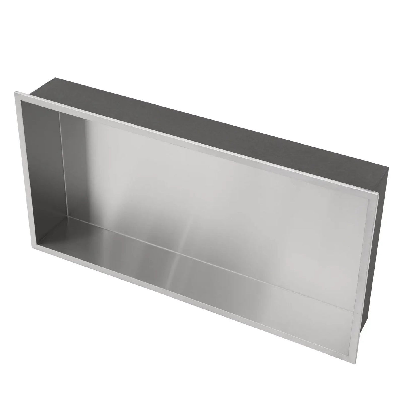 Stainless Steel Shower Niche With Seamless Design For Bathroom Storage by HouseOfZazla