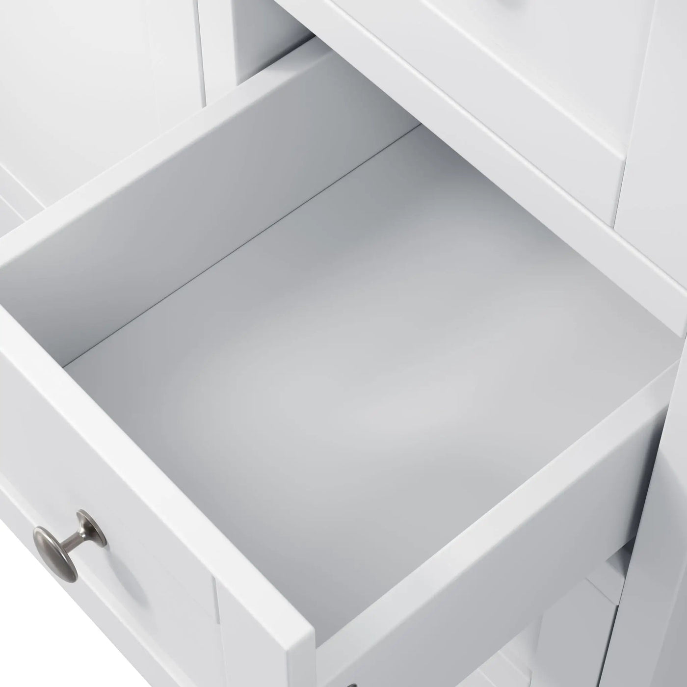 Double Sink Bathroom Vanity With Countertop, 2 Ceramic Sinks, 6 Drawers by HouseOfZazla