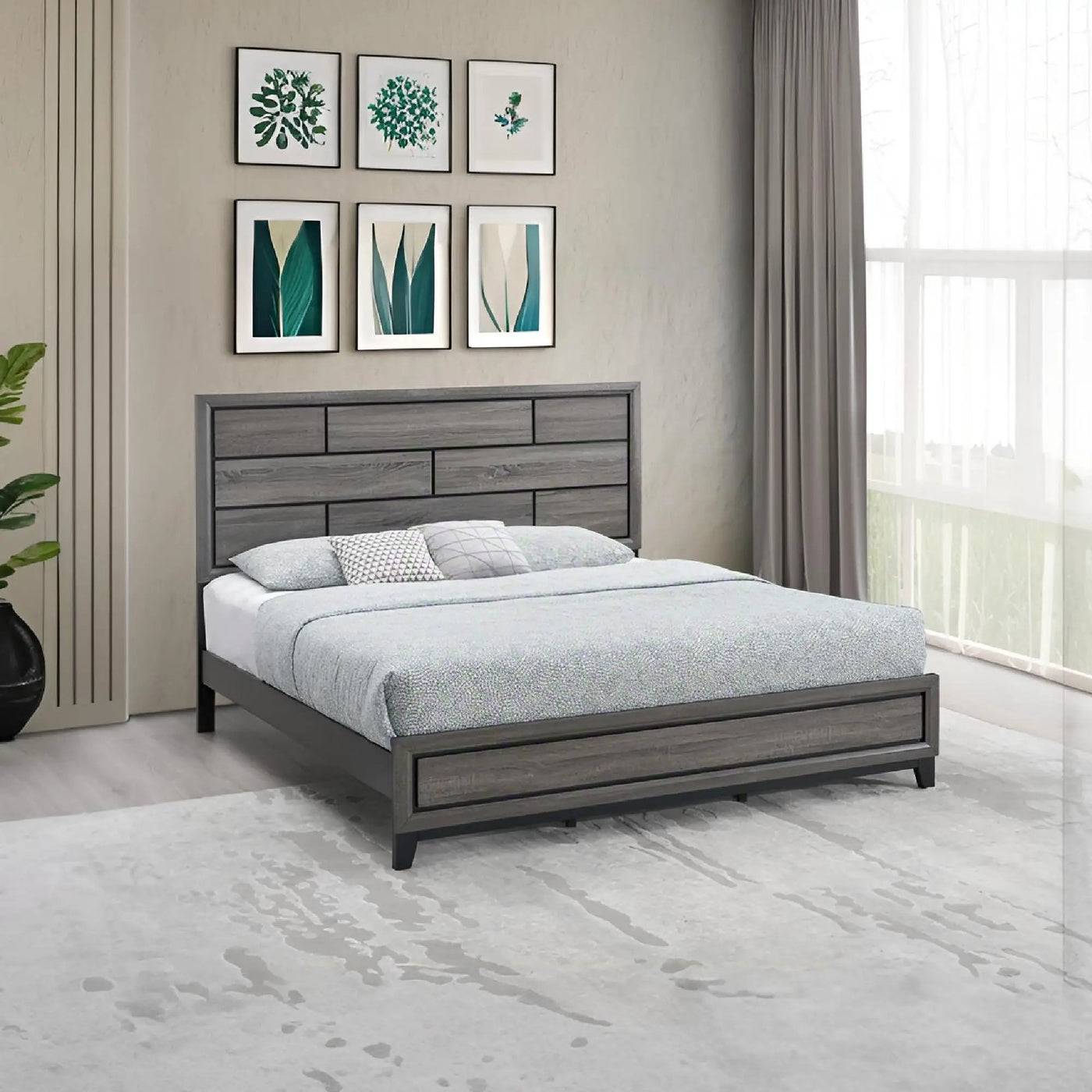 Glasgow - Bed Frame With Durable Construction by HouseOfZazla