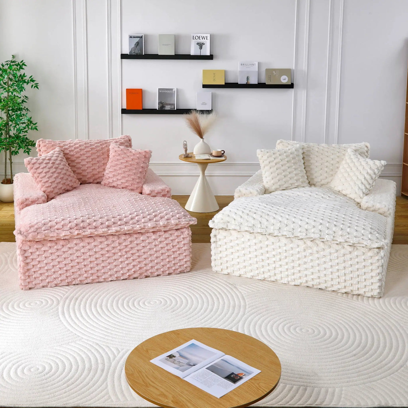 Harbor - Luxury Sofa Turtle Fleece Fabric by HouseOfZazla