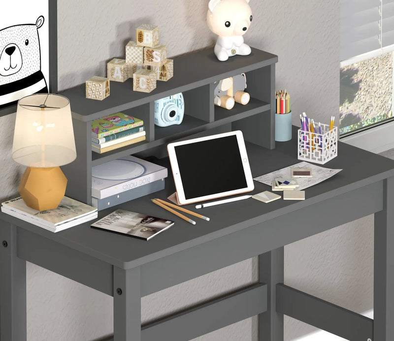 Logan - Writing Desk - Gray by HouseOfZazla