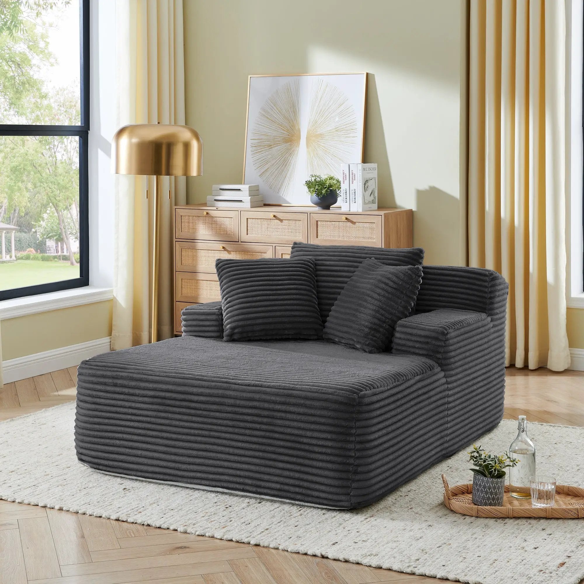 Single Lazy Sofa Lounge Chair by HouseOfZazla