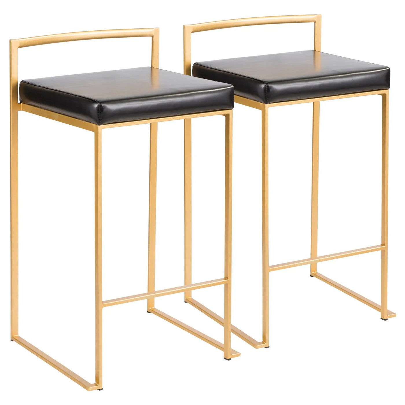 Fuji - Contemporary / Glam Design Counter Stool (Set of 2) by HouseOfZazla