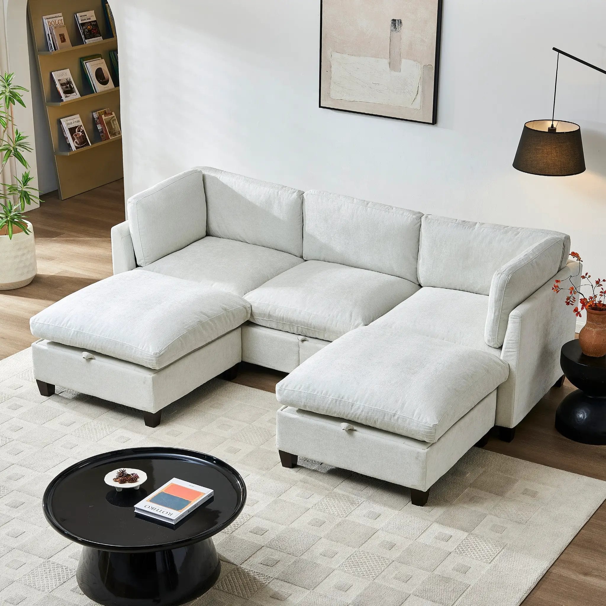 96.5" Sectional Couch for Living Room by HouseOfZazla