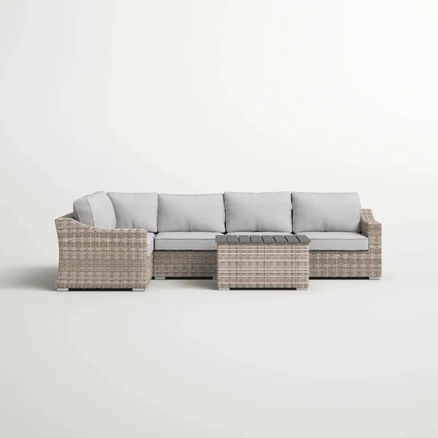 Stylish Sofa Seating Group With Cushions Perfect For Outdoor Gatherings by HouseOfZazla