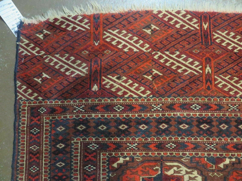 6' X 10' Antique Handmade Bokhara Turkoman Yamud Wool Rug Carpet NICE # 61 by Jewel Rugs