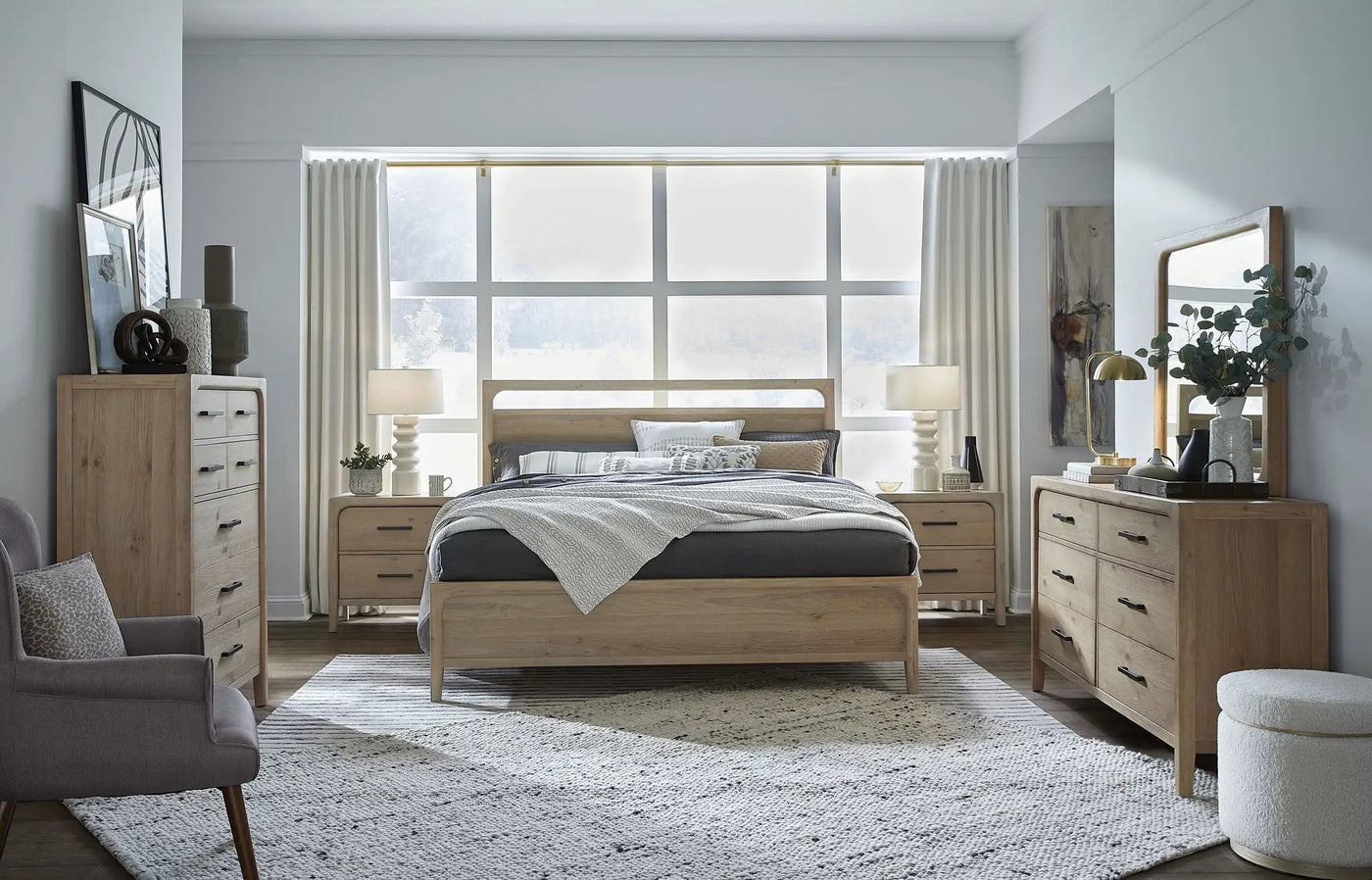 Somerset - Complete Panel Bed by Unique Piece Furniture
