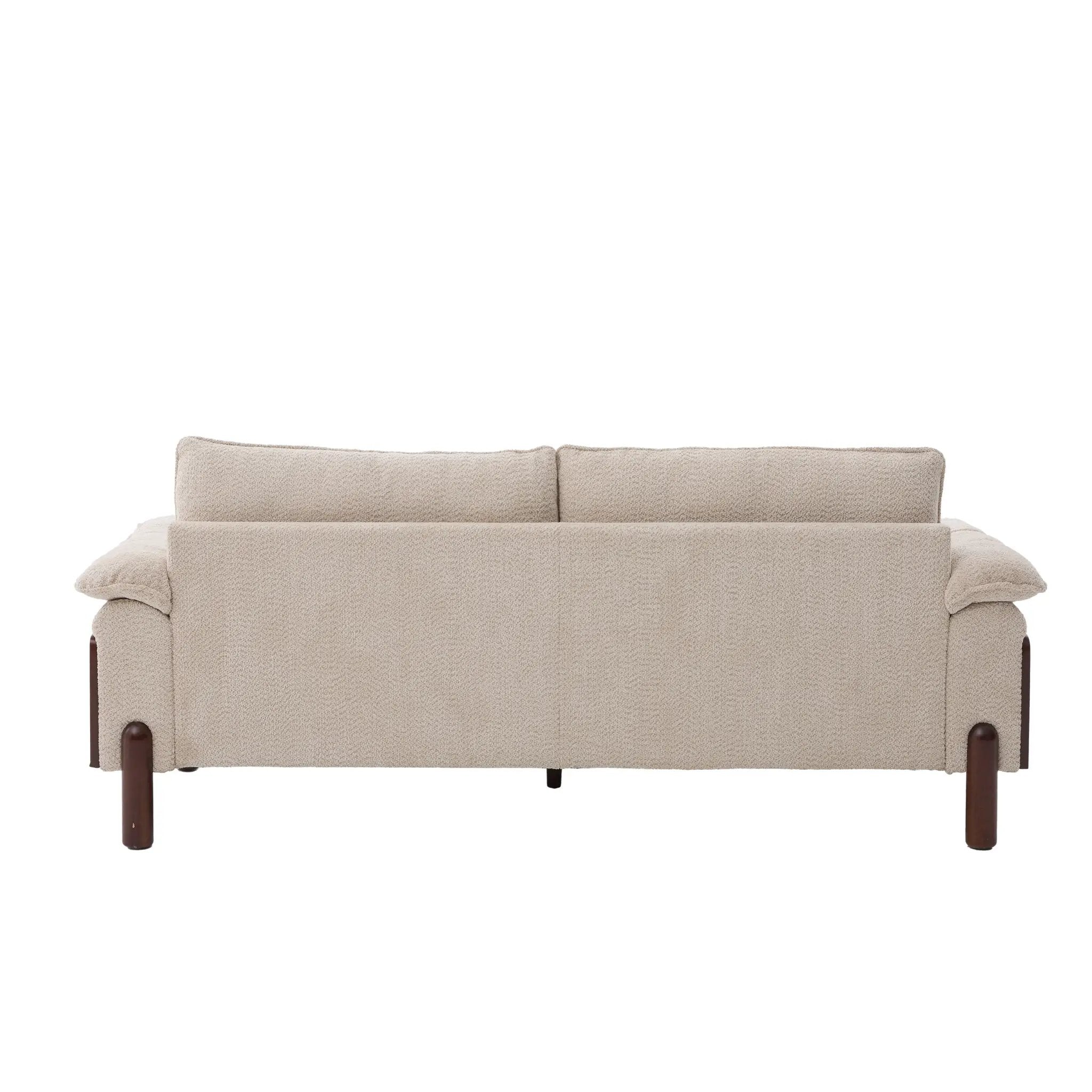 83.5 in. 3 Seater Modern Boucle Upholstered Sofa by HouseOfZazla