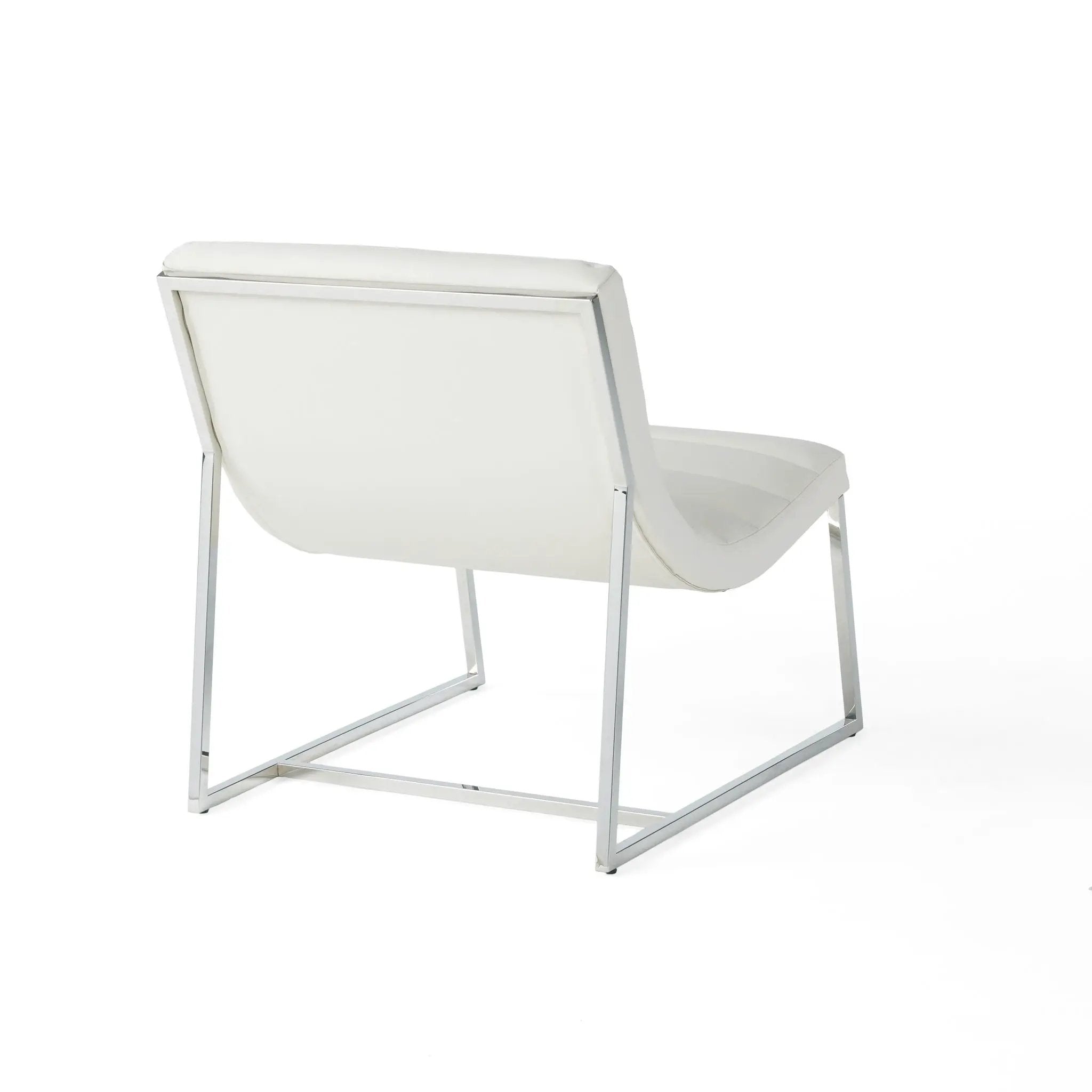 Wilmouth Roll Occasional Chair - White by HouseOfZazla