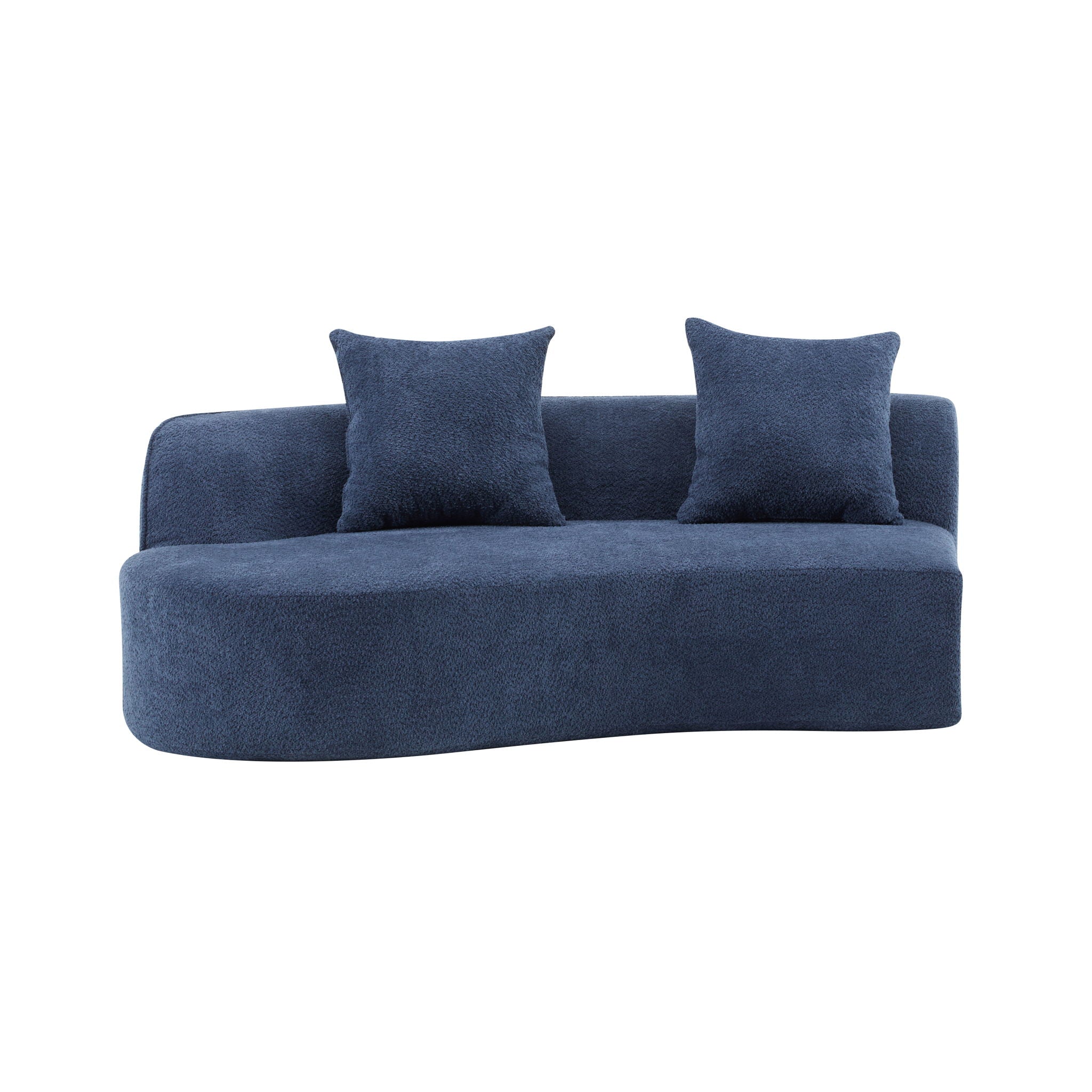 Elegant Curved Sectional Sofa With Full Foam Comfort by HouseOfZazla