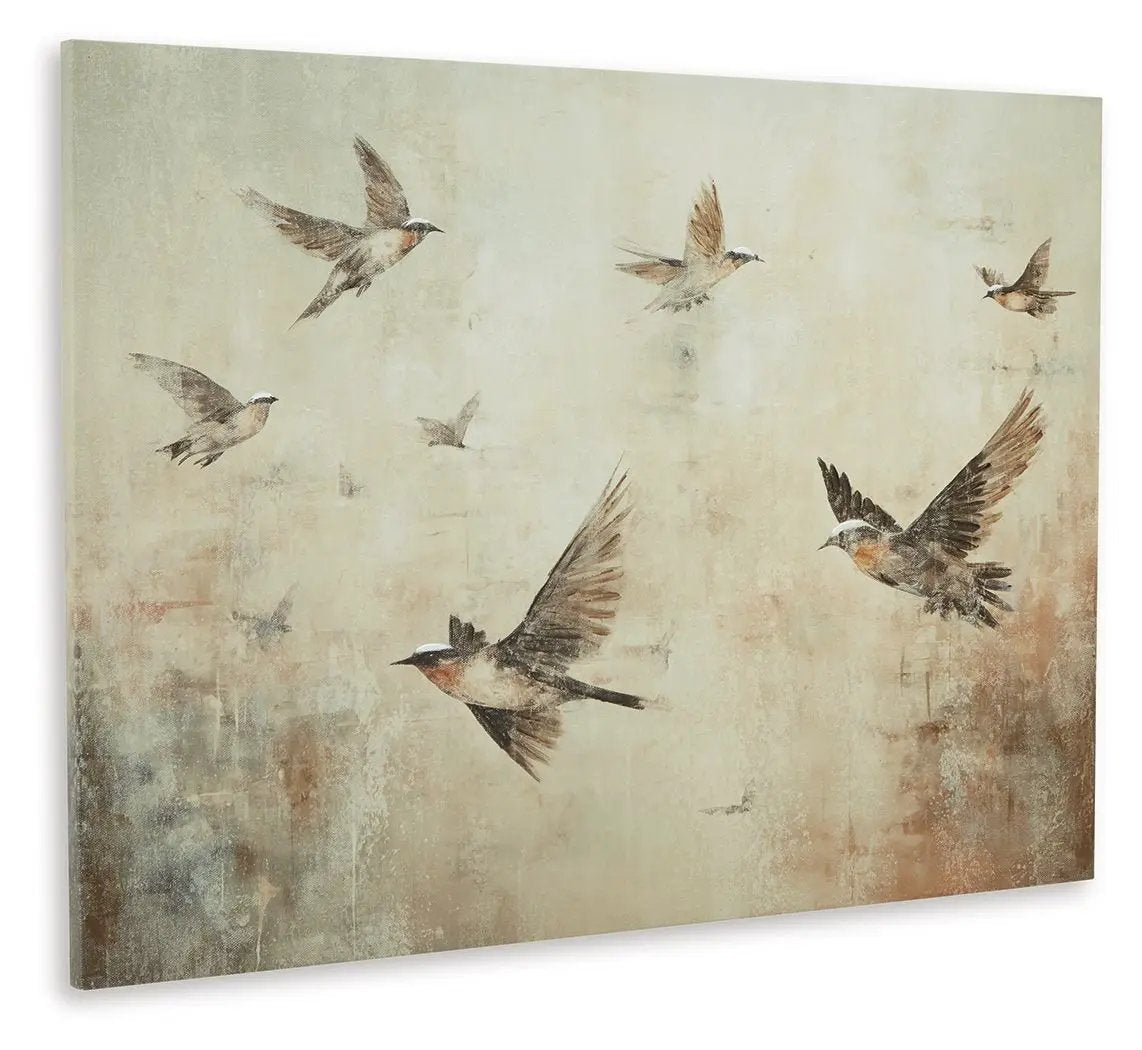 Collmund - Wall Art - Gray / Brown by Unique Piece Furniture