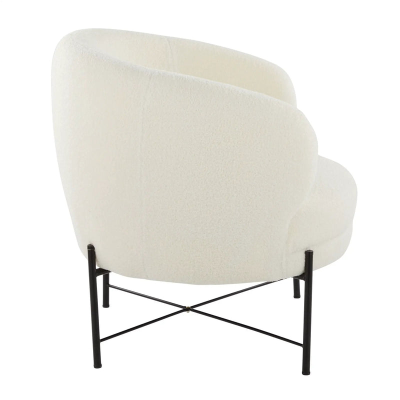 Chloe - Contemporary Chair - Black / White by Unique Piece Furniture