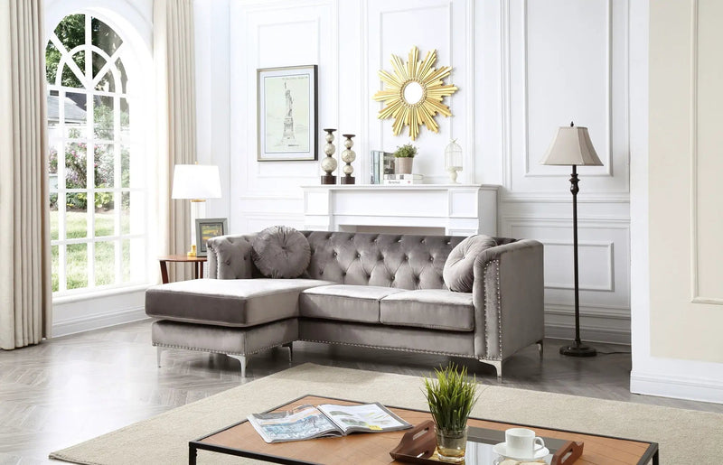 Soft y Micro Suede Sofa Chaise by HouseOfZazla