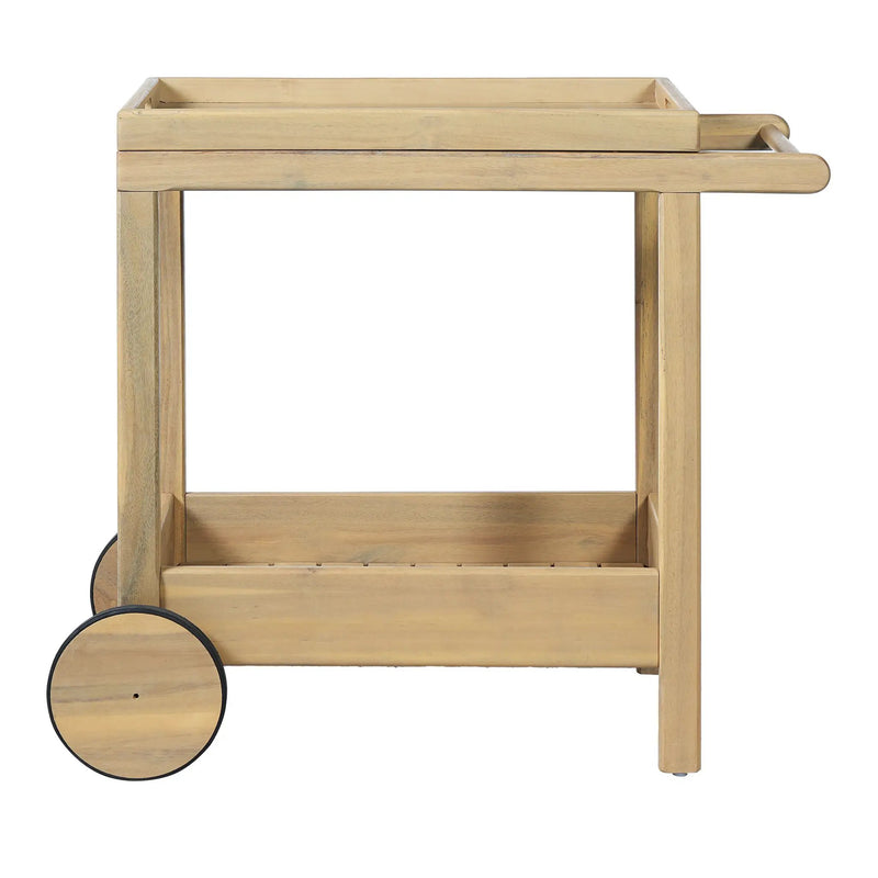 Saratoga Outdoor Rolling Bar Cart by HouseOfZazla