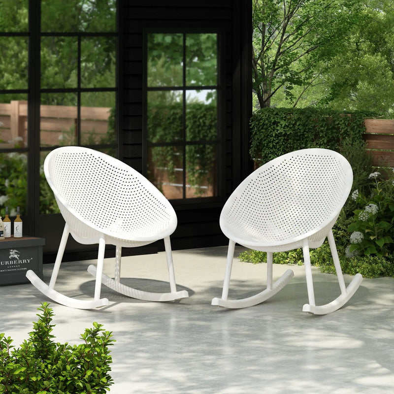 Gable Rocking Chair Set of 2 by HouseOfZazla