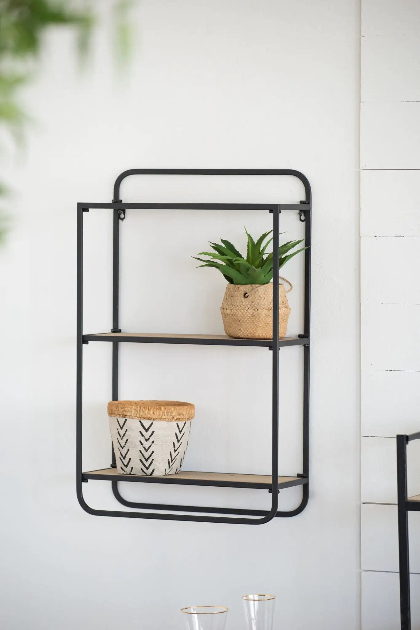 Wall Shelf - Black Brown by HouseOfZazla