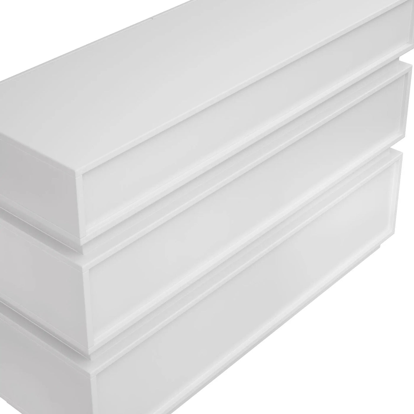Minimalist Modern 6 Drawer Dresser, Handle Free Design With Wide Storage by HouseOfZazla