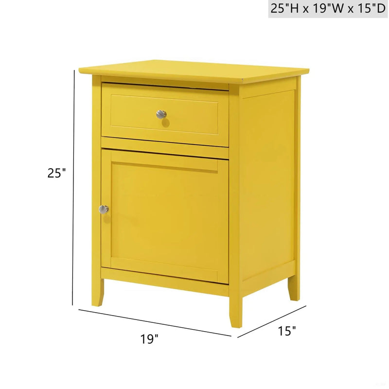 1 Drawer / 1 Door Nightstand by Unique Piece Furniture