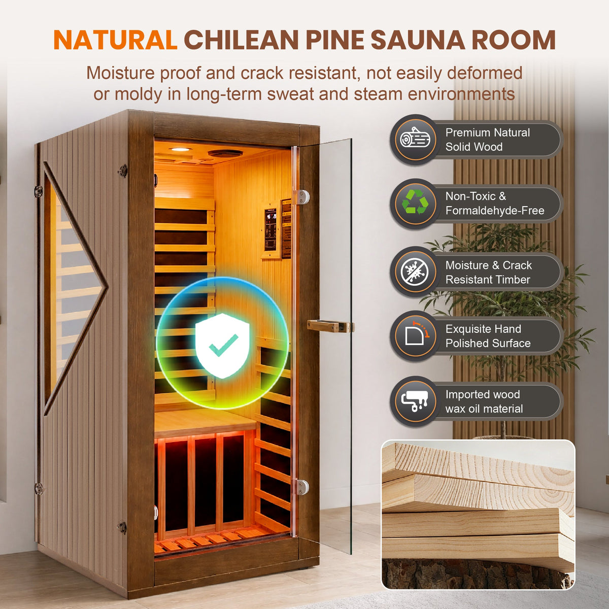 1090W Sauna, photo 7 of 10