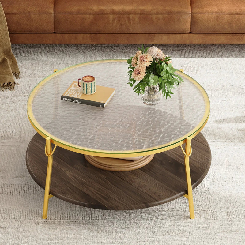 Modern Round Coffee Table by HouseOfZazla