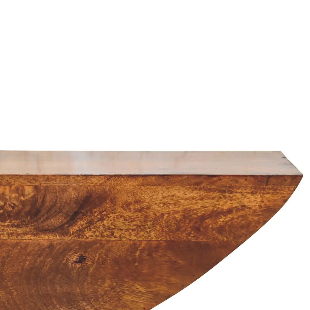 Crescent - Floating Wall Shelf - Brown by HouseOfZazla