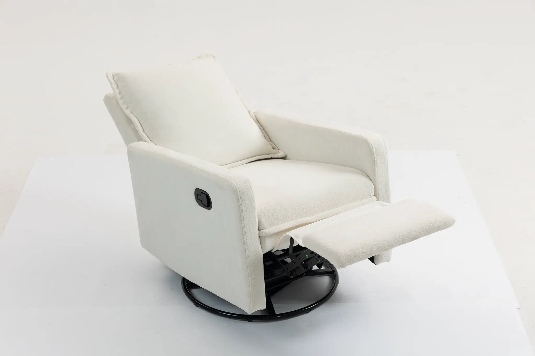 Short Plush Manual Button Armchair Sofa by HouseOfZazla