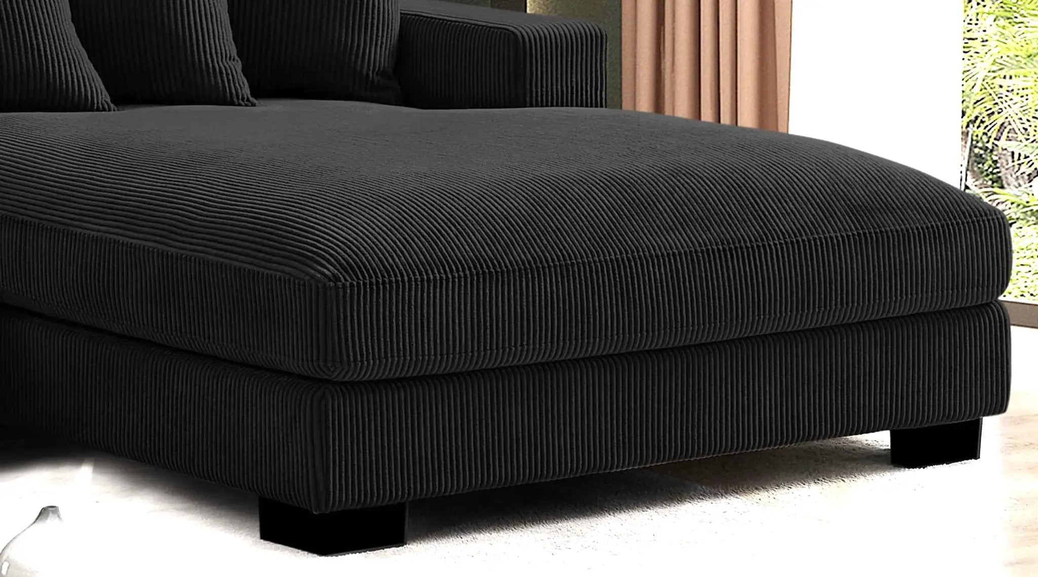 Luxe - Oversized 2 Piece Sectional Couches For Living Room, L Shaped Sofa With Chaise by HouseOfZazla