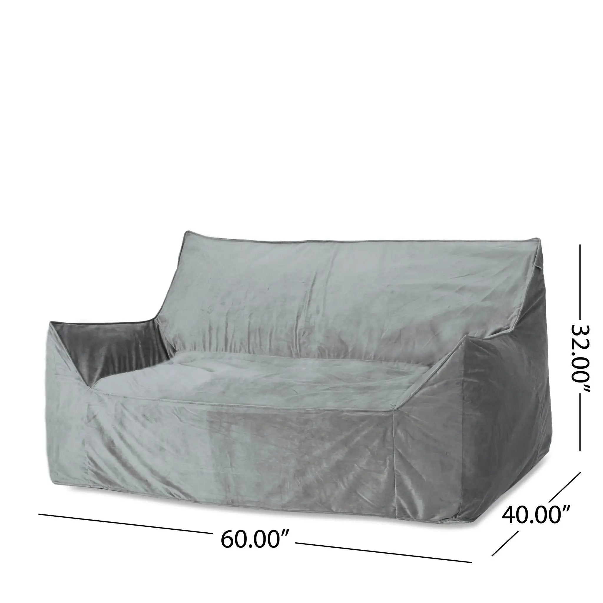 Fila - een Oversized Seater Bean Bag Chair With Armrests by Unique Piece Furniture