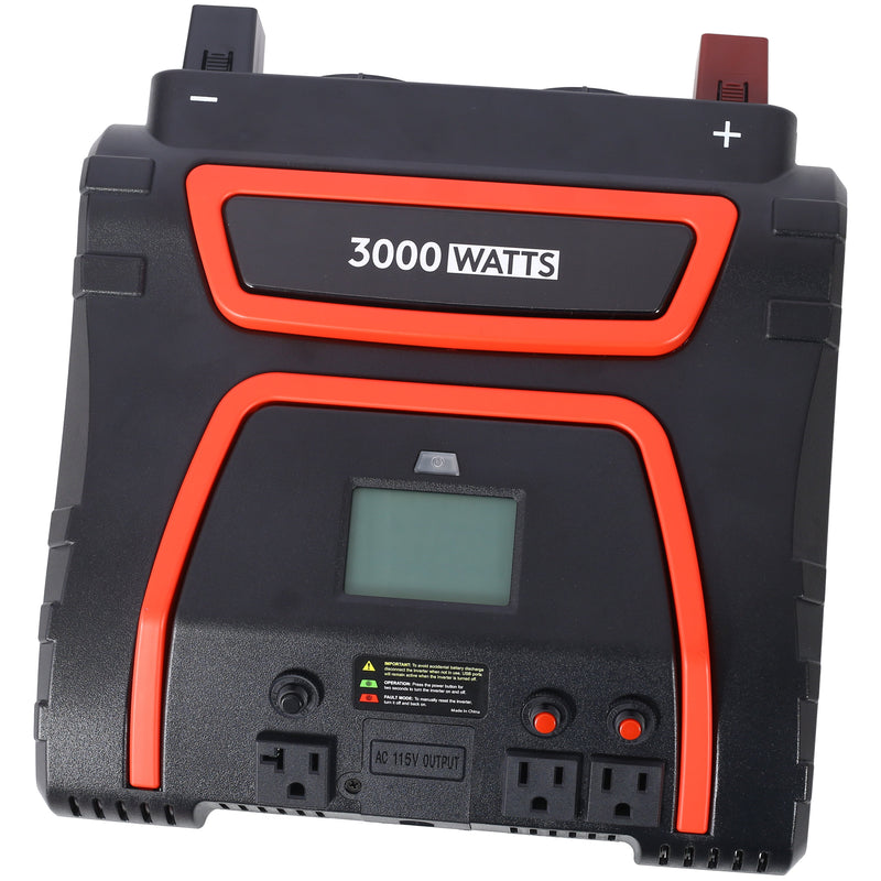 3000 Watt Power Inverter with LED Display - Modified Sine Wave - Plastic, photo 4 of 9
