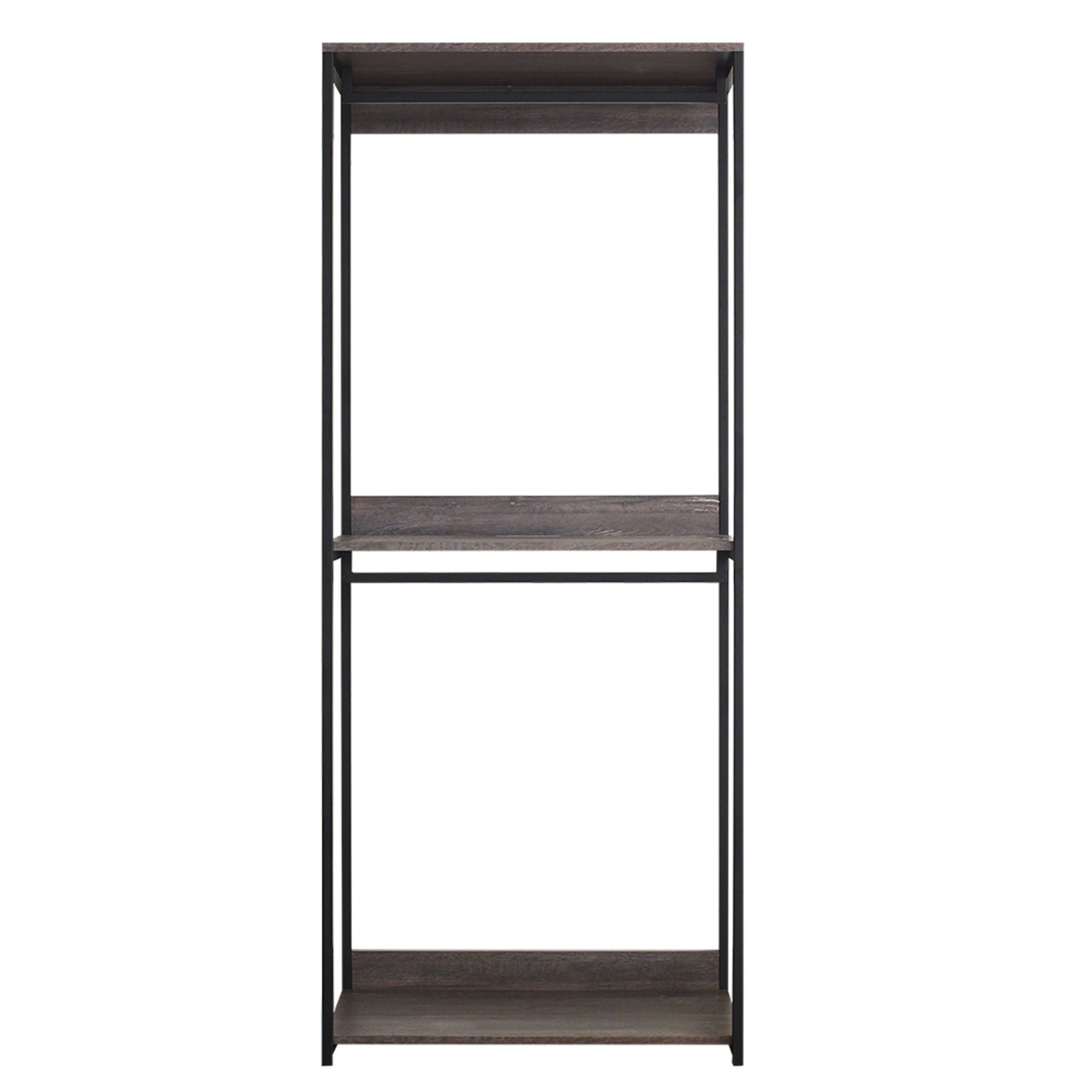 Monica - Walk-In Closet System With Modular Design - Rustic by HouseOfZazla