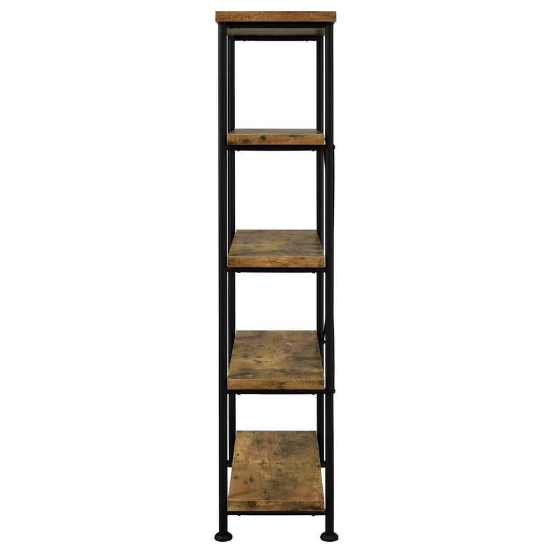 Analiese 63-inch 4-shelf Bookshelf Rustic Nutmeg by Unique Piece Furniture