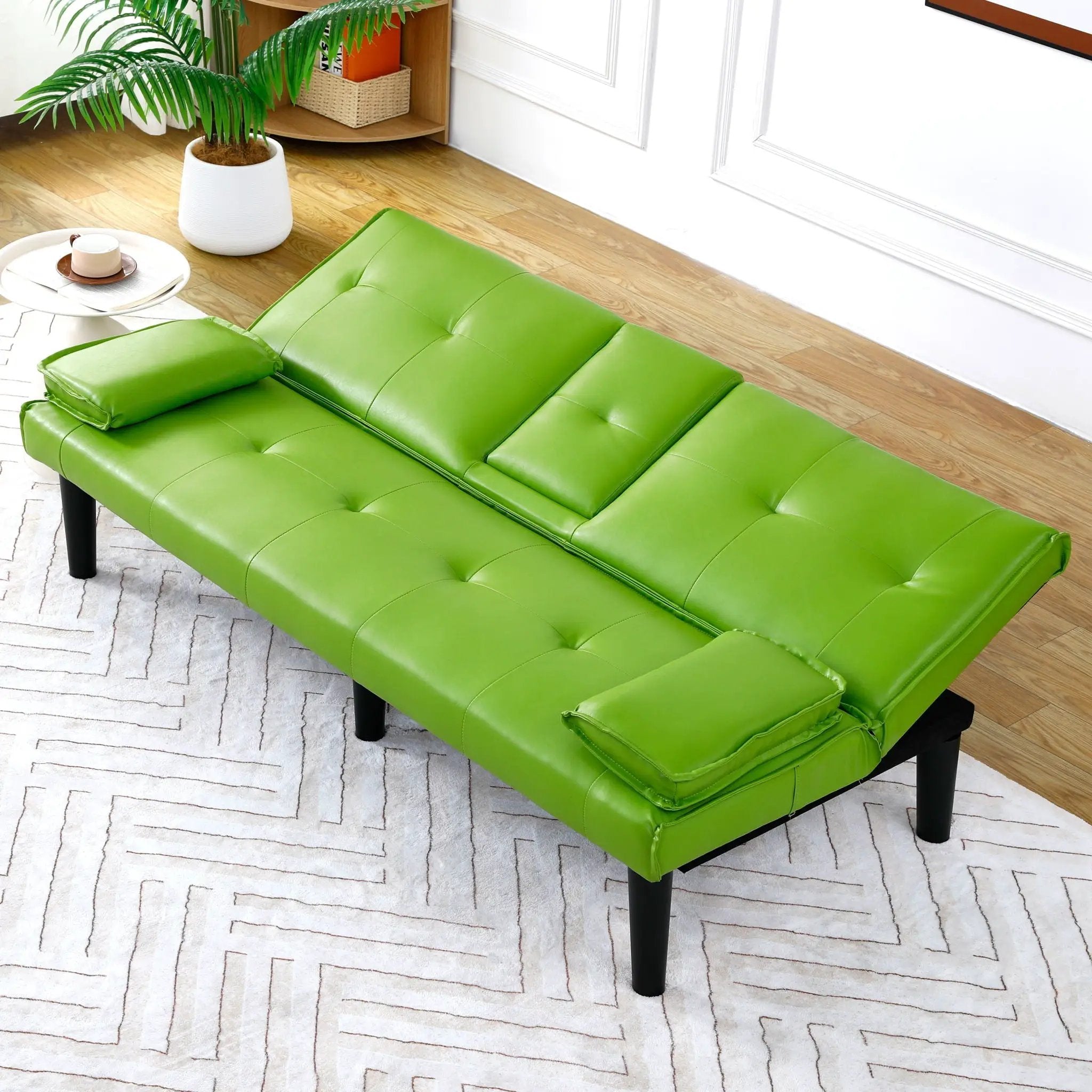 Sofa Bed With Foldable Design And Cup Holder by HouseOfZazla
