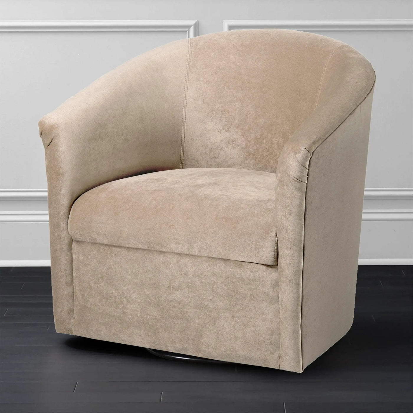 Eden - Swivel Chair With Upholstery And Hardwood Frame by HouseOfZazla
