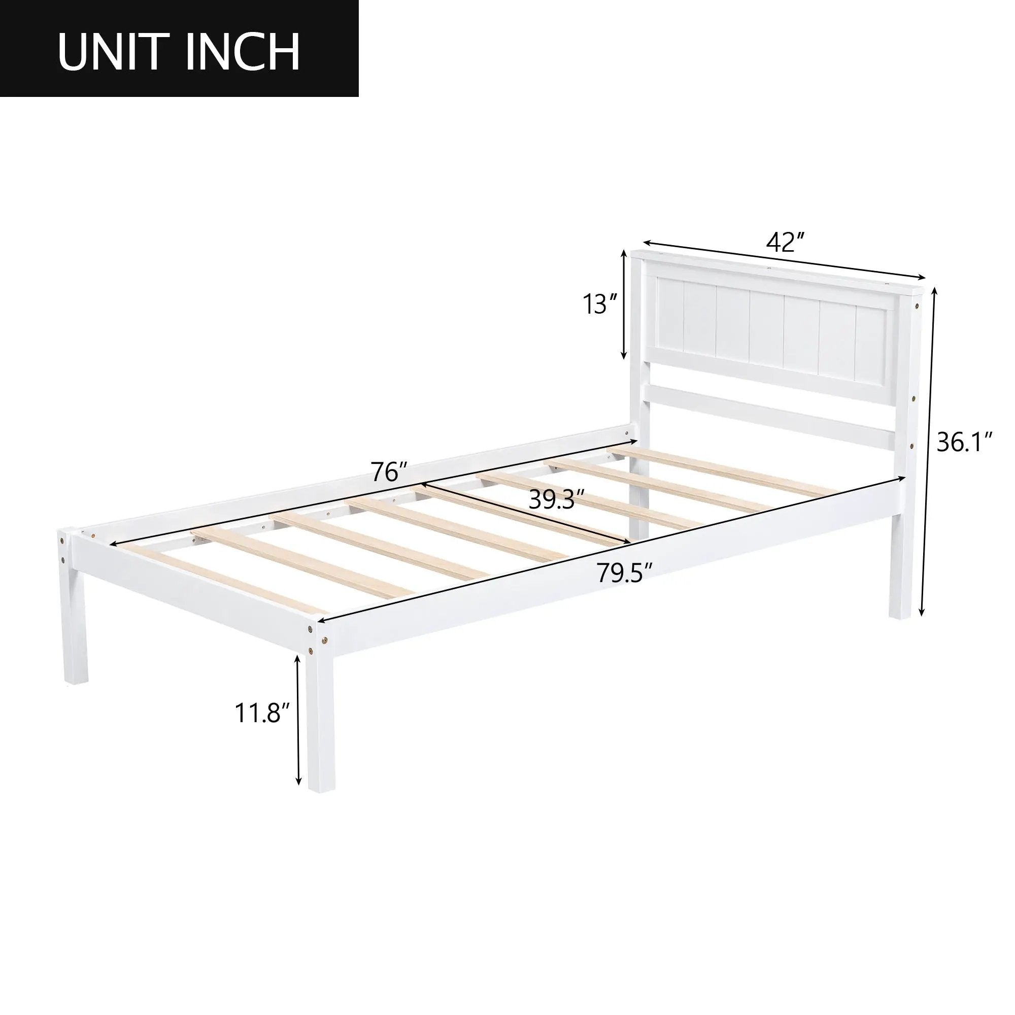 Platform Bed Frame With Headboard by Unique Piece Furniture