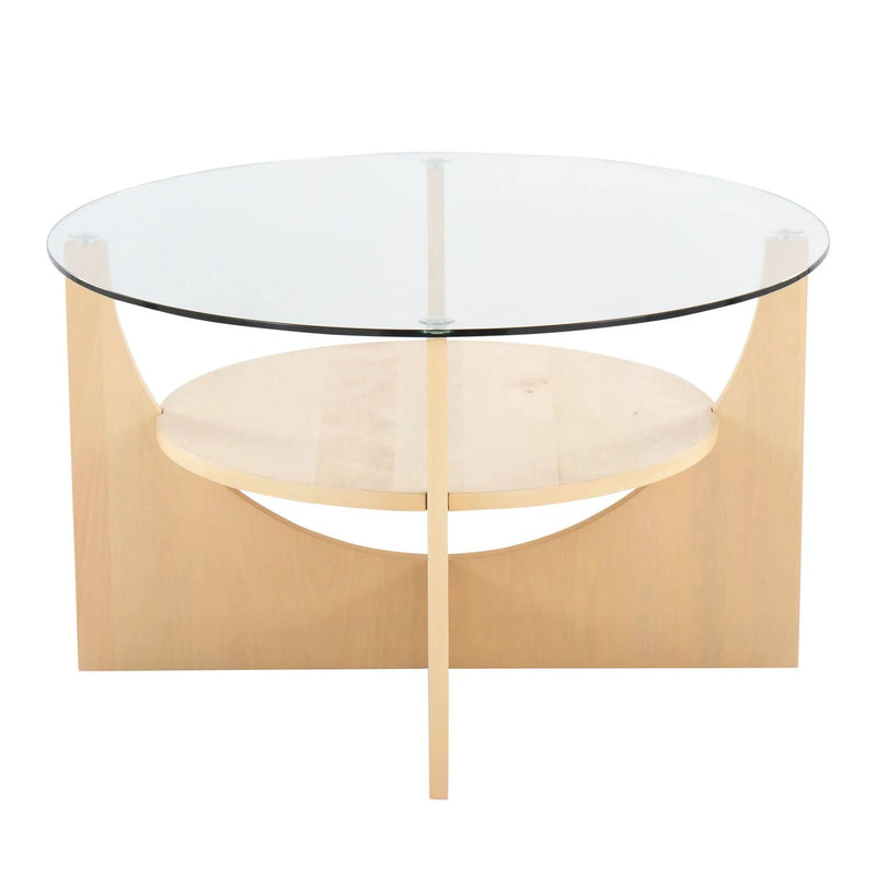 U - Shaped Contemporary Coffee Table by Unique Piece Furniture