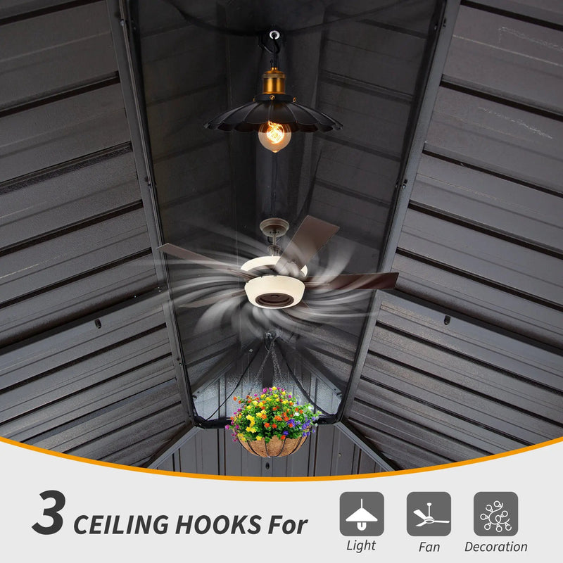 10' X 14' Hardtop Gazebo by HouseOfZazla