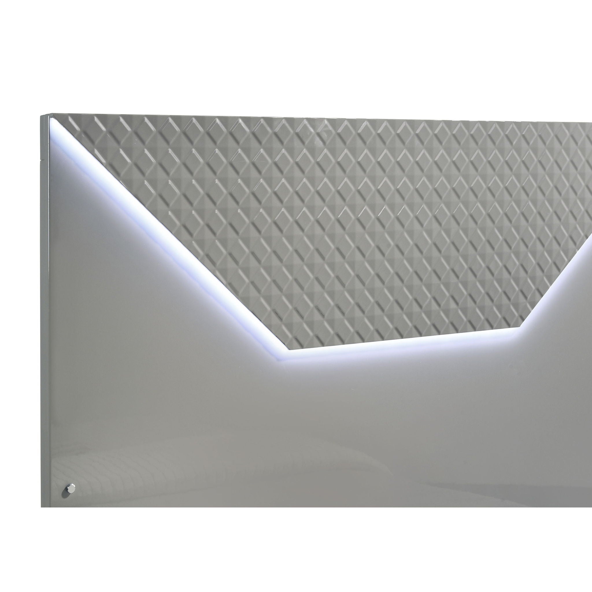 Pierce - Panel Bed LED Headboard by HouseOfZazla