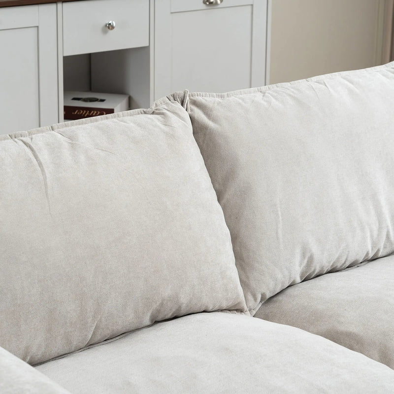 Convertible Combination Sofa With Footstools With Storage by Unique Piece Furniture