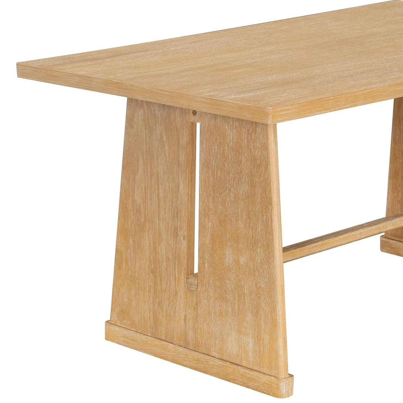 Dining Set With Rectangular Table, 4 Upholstered Chairs & 1 Padded Bench by HouseOfZazla