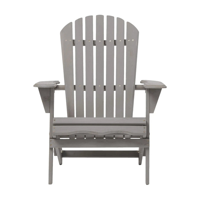 Oversize Outdoor Folding Adirondack Chair, Patio Chair For Garden by HouseOfZazla